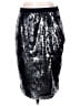 Moschino Cheap And Chic 100% Polyester Silver Black Formal Skirt Size 8 - photo 1