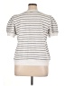MICHAEL Michael Kors Silver Short Sleeve Top Size XL - photo 2