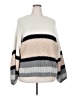 Umgee Stripes Ivory Pullover Sweater Size 2X - photo 1