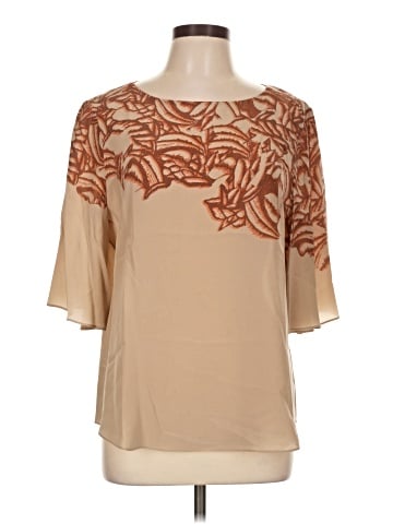 Classiques Entier Short Sleeve Silk Top (view 1)