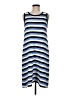 J. McLaughlin Stripes Blue Casual Dress Size M - photo 1