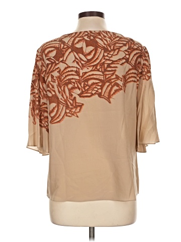 Classiques Entier Short Sleeve Silk Top (view 2)