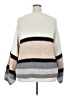 Umgee Stripes Ivory Pullover Sweater Size 2X - photo 2