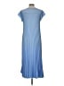 Unbranded 100% Polyester Blue Casual Dress Size L - photo 2