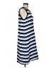 J. McLaughlin Stripes Blue Casual Dress Size M - photo 4