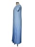 Unbranded 100% Polyester Blue Casual Dress Size L - photo 5