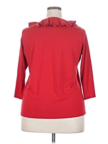 Chaps 3/4 Sleeve Top (view 2)