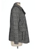 Akris Punto Houndstooth Gray Coat Size 12 - photo 4