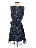 By & By 100% Polyester Polka Dots Blue Cocktail Dress Size S - photo 2