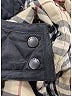 Burberry 100% Polyester Argyle Black Quilted Button Front Jacket Size 8 R - photo 6