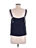 Rag & Bone 100% Viscose Solid Blue Sleeveless Blouse Size M - photo 2