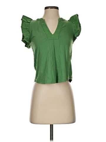 Maeve by Anthropologie Short Sleeve Blouse (view 1)