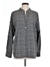 Investments Tweed Gray Long Sleeve Blouse Size L - photo 1