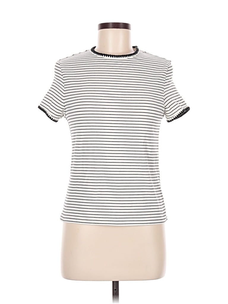 Pre-owned Mng Short Sleeve T-shirt In White