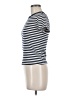 Old Navy Stripes Ivory Short Sleeve Turtleneck Size M - photo 5