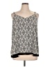 Torrid 100% Polyester Silver Sleeveless Blouse Size 1X Plus (1) - photo 1
