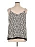 Torrid 100% Polyester Silver Sleeveless Blouse Size 1X Plus (1) - photo 2