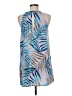 Pink Lily 100% Polyester Tropical Gray Casual Dress Size M - photo 2