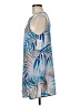 Pink Lily 100% Polyester Tropical Gray Casual Dress Size M - photo 5