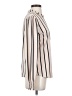 Adrianna Papell Stripes Ivory Long Sleeve Blouse Size S - photo 4
