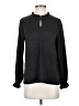 Status by Chenault Black Long Sleeve Blouse Size S - photo 1