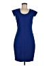 Robert Rodriguez Solid Blue Casual Dress Size 6 - photo 1