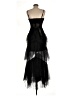 BCBGMAXAZRIA 100% Polyester Black Cocktail Dress Size 8 - photo 2