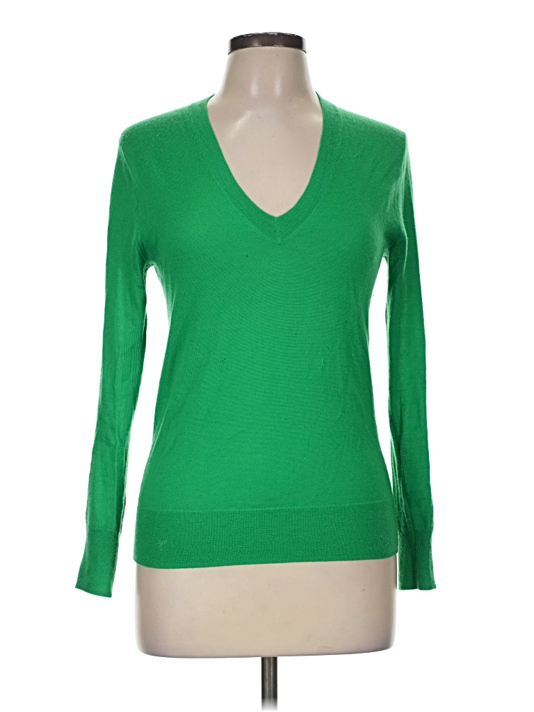 Pre-owned Jcrew Pullover Sweater In Green