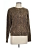 Vince Camuto Animal Print Brown Pullover Sweater Size L - photo 1