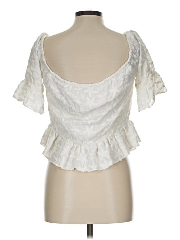 WAYF Short Sleeve Blouse (view 2)
