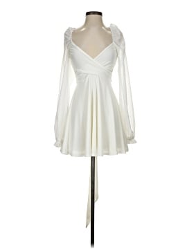 white long sleeve cocktail dress Show Me Your Mumu Kidman Dress
