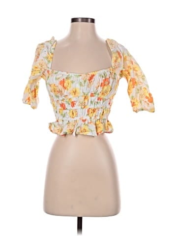 Faithfull the Brand Short Sleeve Blouse (view 1)