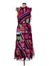 Julia Jordan 100% Polyester Print Pink Casual Dress Size 8 - photo 1
