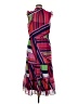 Julia Jordan 100% Polyester Print Pink Casual Dress Size 8 - photo 2