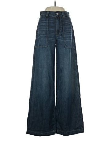 Madewell Superwide-Leg Utility Jeans in Lindewood Wash: Airy Denim Edition (view 1)