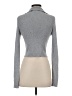 It's Our Time Gray Long Sleeve Polo Size XS - photo 2
