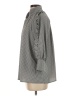 Karlie Houndstooth Gray 3/4 Sleeve Blouse Size S - photo 5