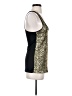 WYL 100% Viscose Gold Sleeveless Blouse Size S - photo 4