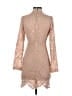 Depri 100% Polyester Tan Cocktail Dress Size S - photo 2
