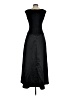 Patra 100% Polyester Solid Black Cocktail Dress Size 6 - photo 2