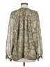 Vince. 100% Silk Gold Long Sleeve Silk Top Size M - photo 2