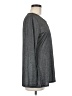 89th & Madison Metallic Gray Long Sleeve Top Size M - photo 4