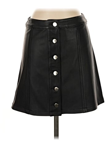 Rag & Bone Faux Leather Skirt (view 1)