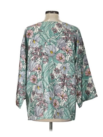 Tory Burch 3/4 Sleeve Silk Top (view 2)