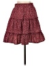 Unbranded Polka Dots Burgundy Casual Skirt Size S - photo 2