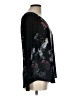 French Connection 100% Polyester Floral Black Long Sleeve Top Size L - photo 4