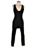 Fabletics Solid Black Jumpsuit Size L - photo 1
