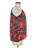 Collective Concepts 100% Polyester Paisley Floral Orange Sleeveless Blouse Size M - photo 4