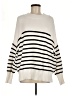 Zesica Stripes Ivory Pullover Sweater Size M - photo 1