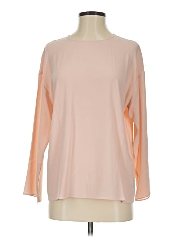 Eileen Fisher Long Sleeve Silk Top (view 1)